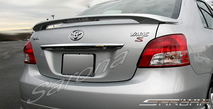 Custom Toyota Yaris Trunk Wing  Sedan (2006 - 2011) - $179.00 (Manufacturer Sarona, Part #TY-046-TW)